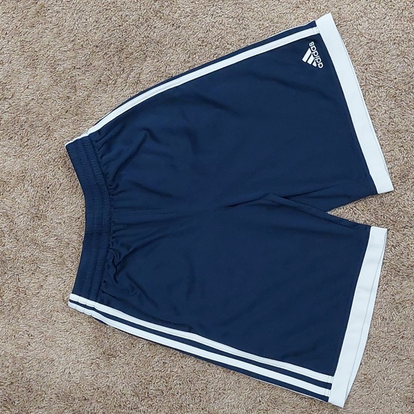 🤑5$25 ADIDAS Athletic 3 Stripe Shorts (L 14/16) - Picture 1 of 8